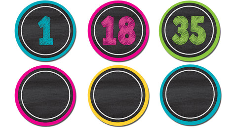 Magnetic Numbers Chalkboard