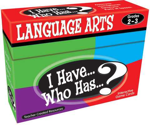 Language Arts I Have Who Has Game Gr 2-3
