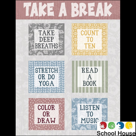 Classroom Cottage Take A Break Chart