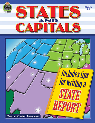 States And Capitals Bk Gr 4-5