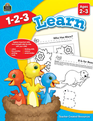 123 Learn Bk Ages 2-3