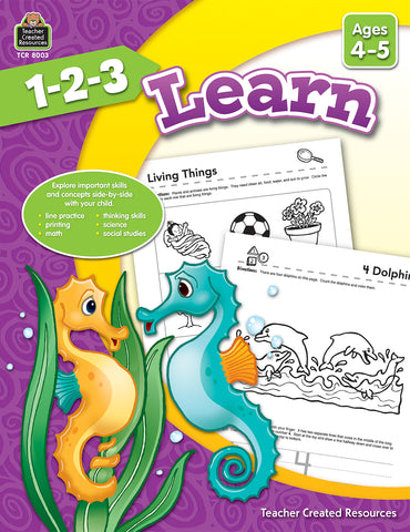123 Learn Bk Ages 4-5
