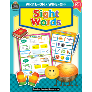 Sight Words Write On Wipe Off Book