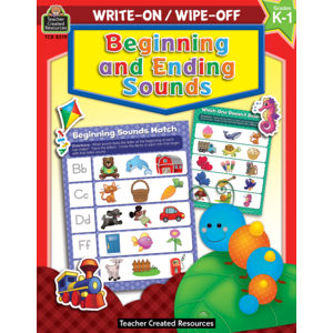 Beginning & Ending Sounds Write On Wipe Workbook