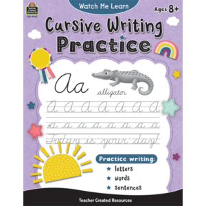 Cursive Practice Watch Me Learn Book