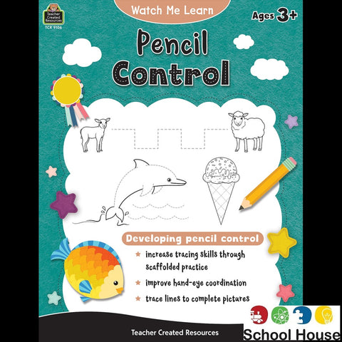 Pencil Control Watch Me Learn Workbook