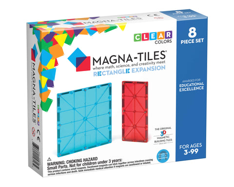 Magnatiles Rectangles 8 Pc Expansion Set