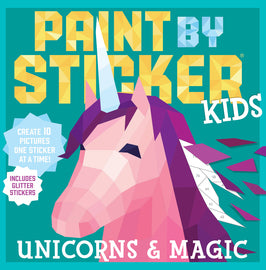 Paint By Sticker Kids Unicorns & Magic Book