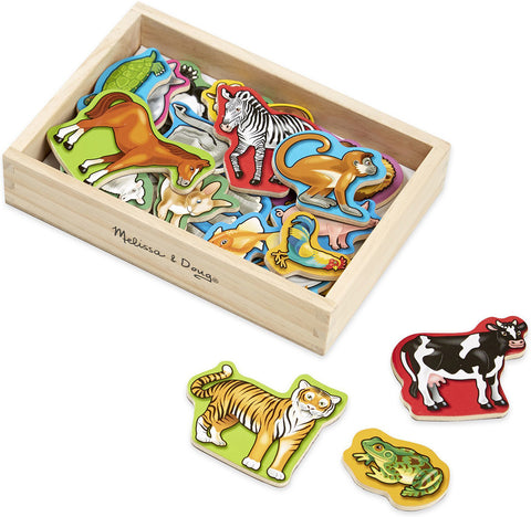 Magnetic Animals In A Box Wooden